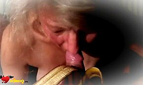 my granny gives the best sensual blowjob in pov style