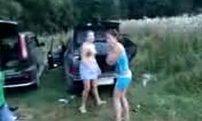 Amateur girlfriends show off sexy moves in a homemade dance video.