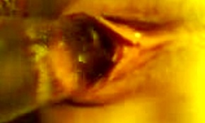 Amateur Ex Girlfriend Takes a Glass Bottle Deep Inside