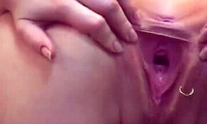 Petite Pigtail Hottie Fingers Wet Pussy With Dildo On Webcam