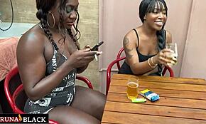 i, the personal trainer, can't resits the horny black womens and fucks both on the grass