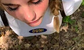 Джоггер сосет глубоко на тропе POV - CandyCourt