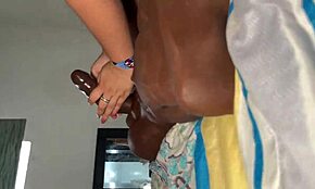 Teacher intensely uses sex toy on student