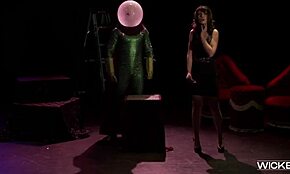 Sarah Shevon in spiderman parody gets bent over for big cock assfucking 😍