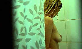 Hey, check out my girl bathing in the shower!