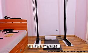 im gonna teach her bdsm bondage lesson on webcam with teen cosplay
