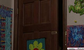 Horny Youngster Fingered Hard by Busty Austrian Milf