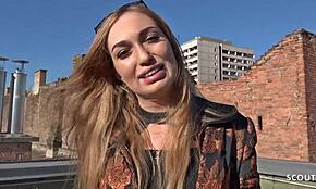 german scout lures teen model liza into anal