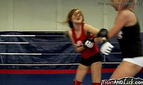 pussy hungry lesbians wrestle and scissor their hairy pussies in a catfight?