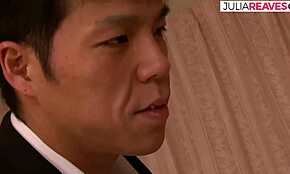 uhh, my kinky boss got her tight japanese pussy squirting everywhere!