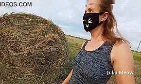 i flash my tattooed pussy undressing nude in the public field