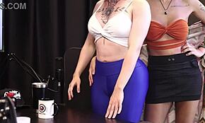 Melissa Leal Shows Fake Tits in Sheer Red Lingerie