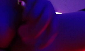 swedish teen teases with creamy pussy in messy homemade close-up