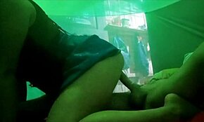 Stepson dares his mature mother-in-law for intense sex