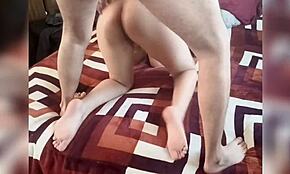 Mexicana hottie filmed banging after club with horny student, no condom!