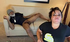 how does she take that facial?