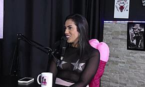 a brazilian beauty karen bessa tries anal in gang bang. sheer red lingerie shines on beach.