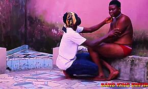 horny theresa addicted to doggy sex in the african ghetto with a big black cock