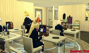 Shippuden Cap1- Madara Dominates Employee with Raw Anal Action