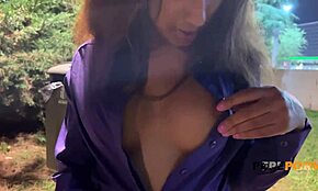 Sexual Black Spanish Babe Trying Porn in Reality