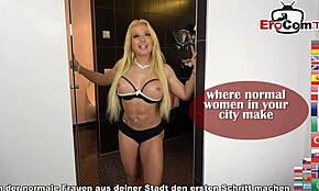 Small British teen with a shaved pussy in homemade porn