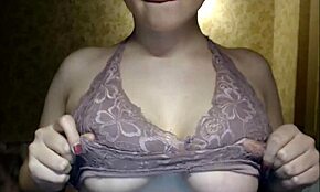 aww, this cute shy girl finally reveals her big natural tits