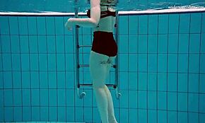 Dashka's Stunning Beauty at Swimming Pool