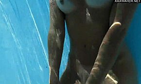 swimming pool milf angelica naked and absolutely stunning!