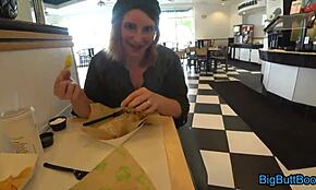 Detailed Cumshot And Impregnating Creampie For Slutty Girlfriend In Public