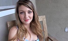 Amateurs teen 18+ sucks and deepthroats cock in face fucking, cum in mouth oral.