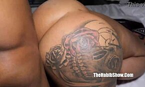 i stretch bellatrice's big booty with a bottle and monster cock