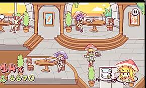 Kinky Waitress Spills Cum on Pizza in Futa Hentai Game