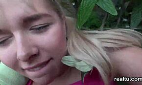 hey, watch this cute czech teenie teased at mall. she gets banged hard in pov.