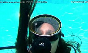 i'm nora shmandora having underwater sex with purple dildo