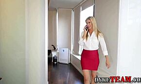 Lezdomina strapon fucks