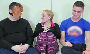 Blonde Slut Loves Gaping Anal with Rimjob and Blowjob