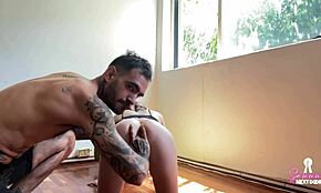 wrong hole but she liked it first time anal rough couple fuck