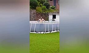 my neighbor recorded me naked on the farm so i took her inside and fucked her pussy full of cum