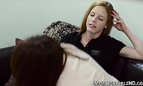 I am an amateur mormon girl licking pussy in missionary position.