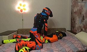 gay motocross plays part 1 with bikers racing on tracks