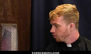 Twink Ryland Kingsley fucked by priest Dacotah Red in confession