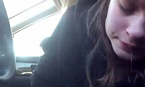 Lesbian Best Friend Surprises with Road Head in Wild Moment