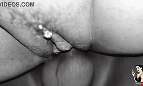 Tattooed Paty Angel takes cumshot from married MILF! So hot!