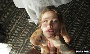 Her CLIMAX is unreal - blonde's eye-rolling orgasm shocks