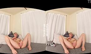 Yanks flexible beauty Iris Ives masturbates with toys.