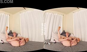 Yanks flexible beauty Iris Ives masturbates with toys.