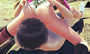 Honeyselect2: Anna Frozen has sex in public places