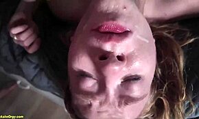 yo, this shy teen hated bukkake but got her first dp gangbang