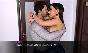 Redhead teacher with big tits plays erotic game at old college