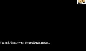 In my new family, anime characters engage in wild sex scenes